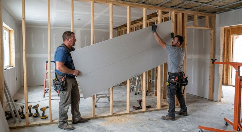 Garage Wallboard Installation in Kansas City, MO